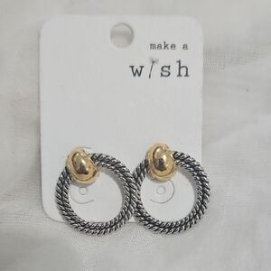 Gold and Silver Earrings